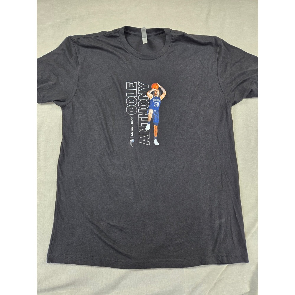 Orlando Magic Cole Anthony Next Level Apparel Black Graphic T-Shirt Mens XL